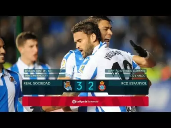 Real Sociedad vs Espanyol (3-2) Resumen & Goles 14/01/2019